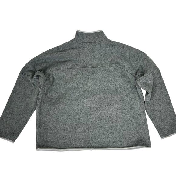 NWT Men's North Face Medium 3X Grey Heather Big Front Range Fleece Jacket F36 - Picture 3 of 9